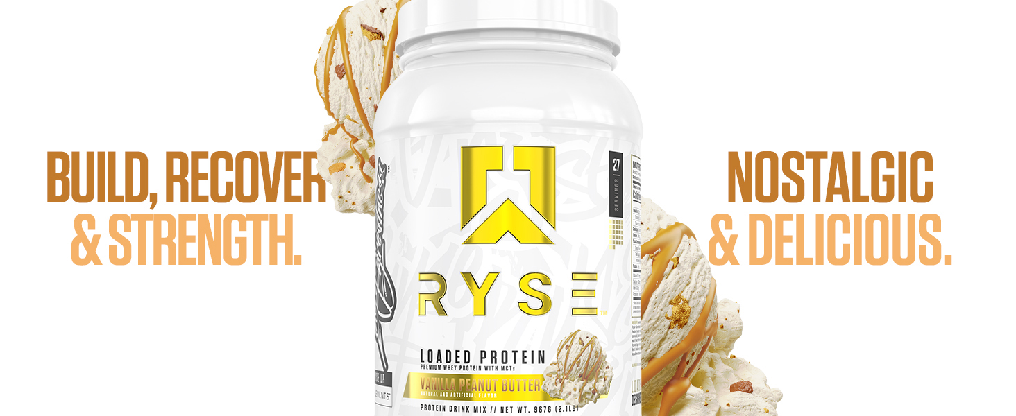 Loaded Protein 27 V2 Vanilla Peanut Butter Image 3