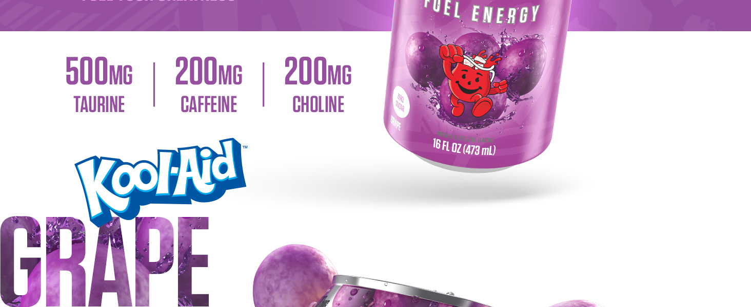 RYSE Energy Drink Kool-Aid Grape Banner Image 2