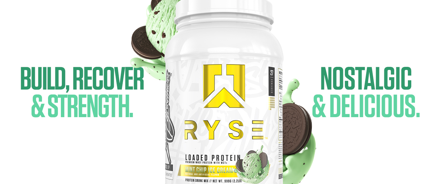 Loaded Protein 27 V2 Mint Chip Ice Cream Image 3