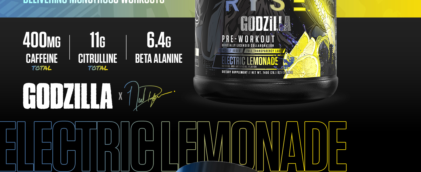 Godzilla Pre Electric Lemonade Banner Image 2