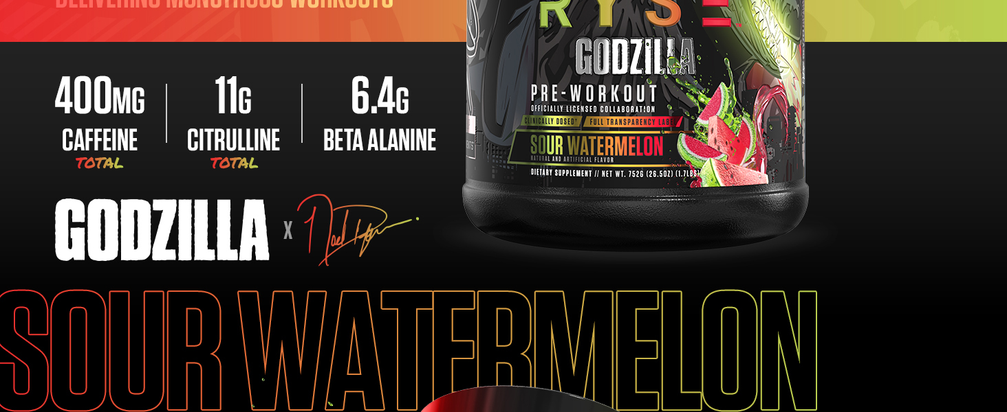 Godzilla Pre Sour Watermelon Banner Image 2
