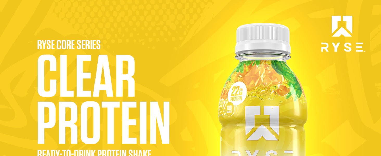 Clear Protein RTD Jell-O Island Pineapple Top Banner Image 1