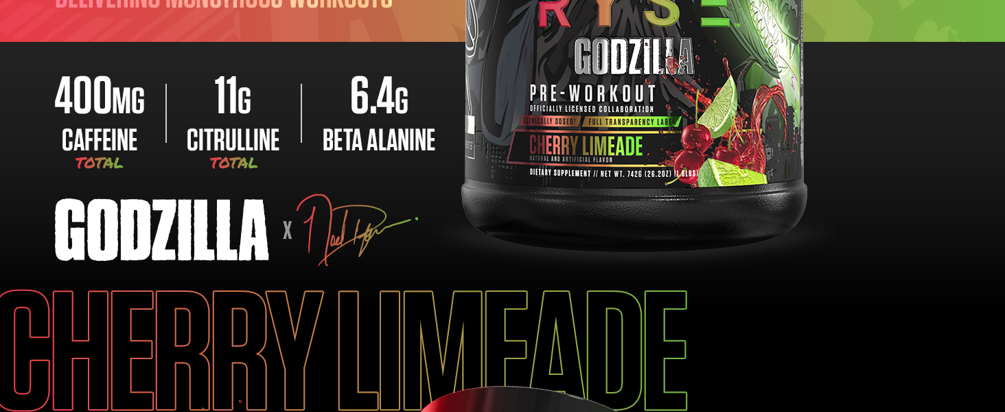 Godzilla Pre Cherry Limeade Banner Image 2