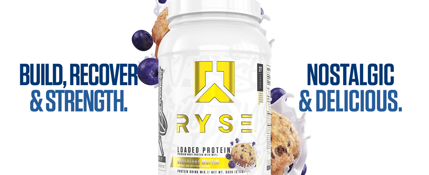 Loaded Protein 27 V2 Blueberry Muffin Image 3