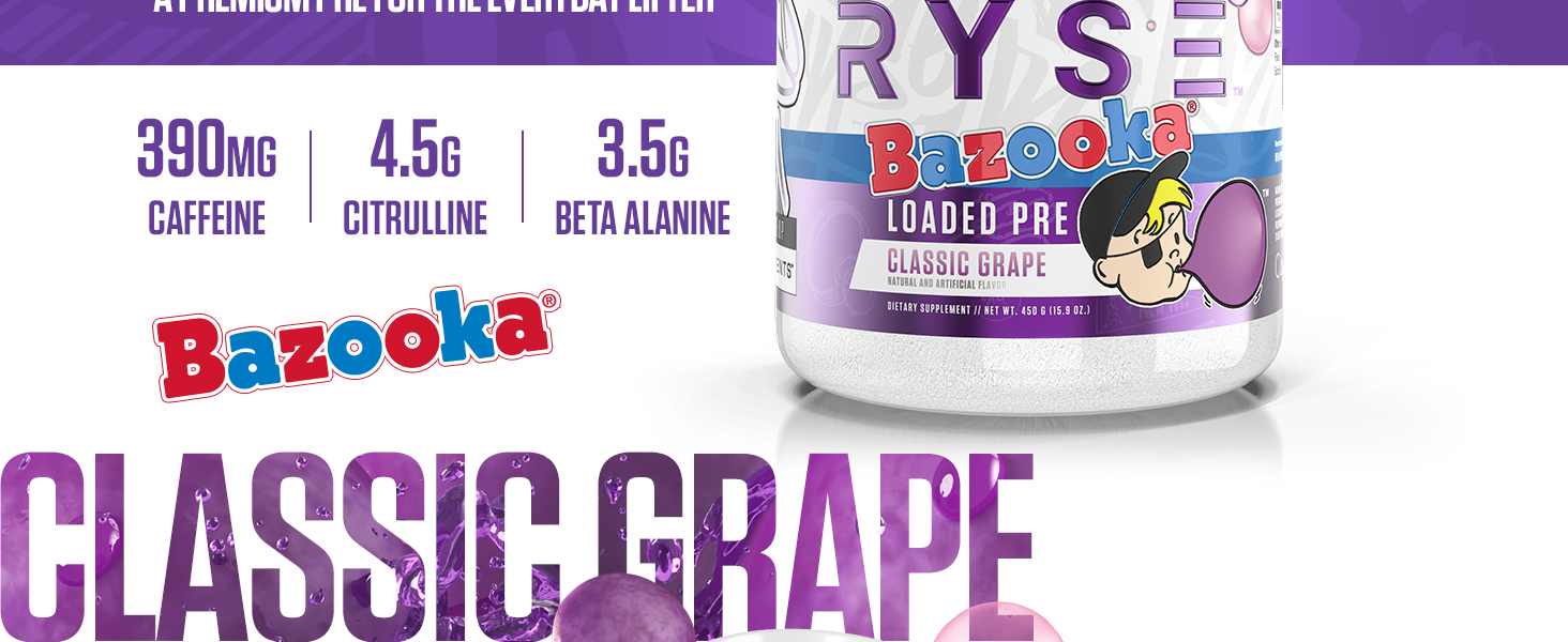 Loaded Pre V2 Bazooka Classic Grape Banner Image 2