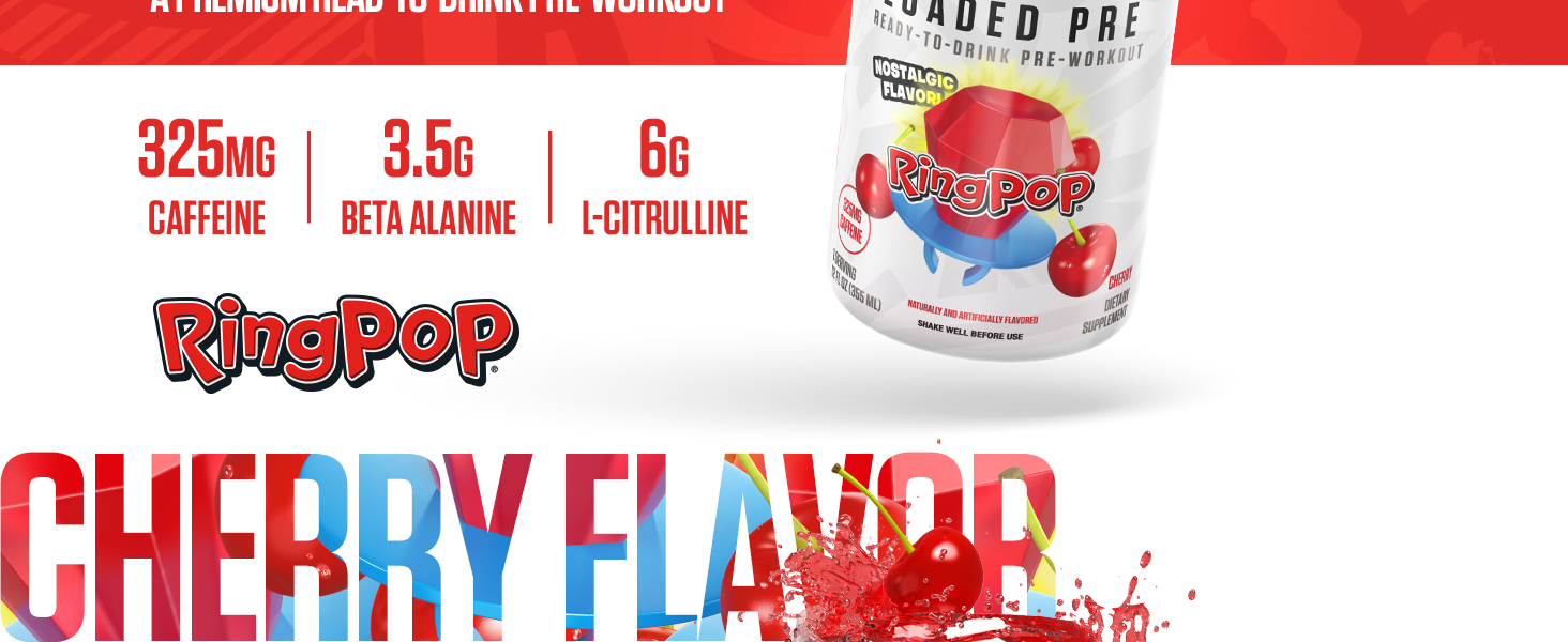 Loaded Pre RTD Ring Pop Cherry Image 2