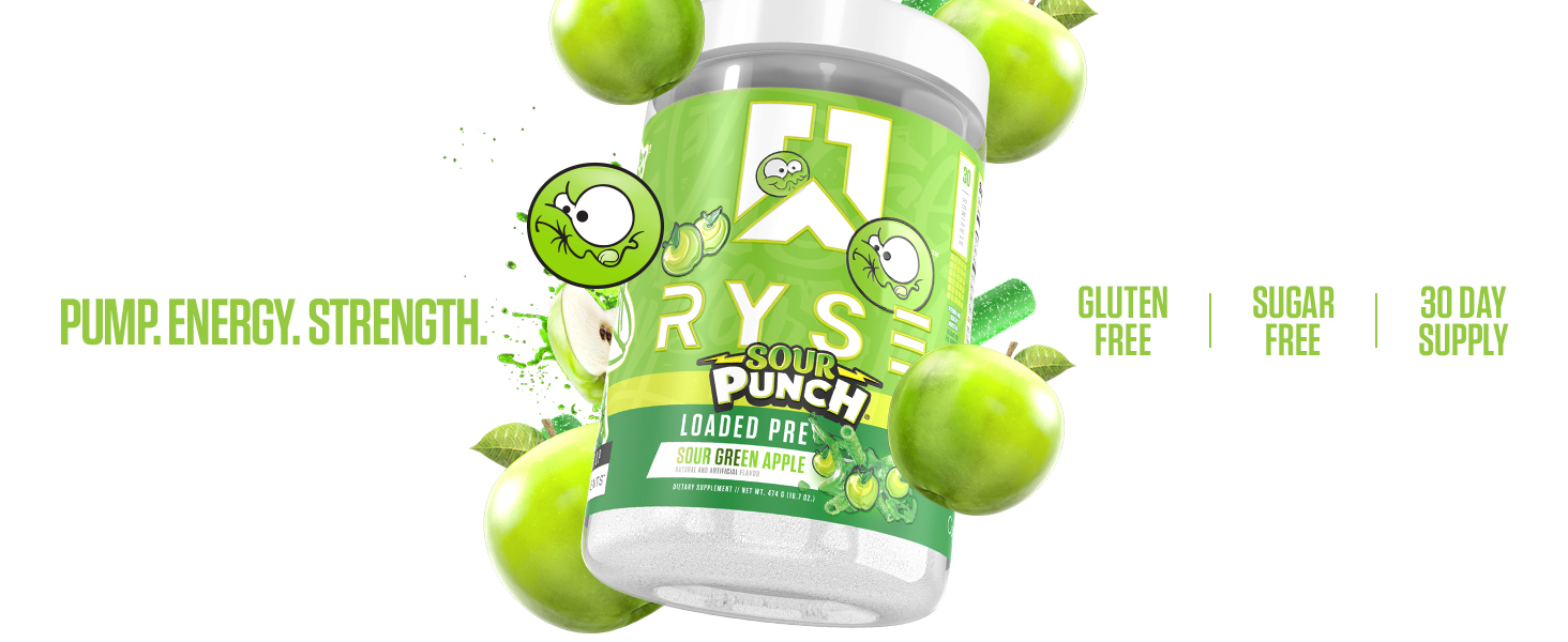 Loaded Pre V2 Sour Punch Sour Green Apple Banner Image 3