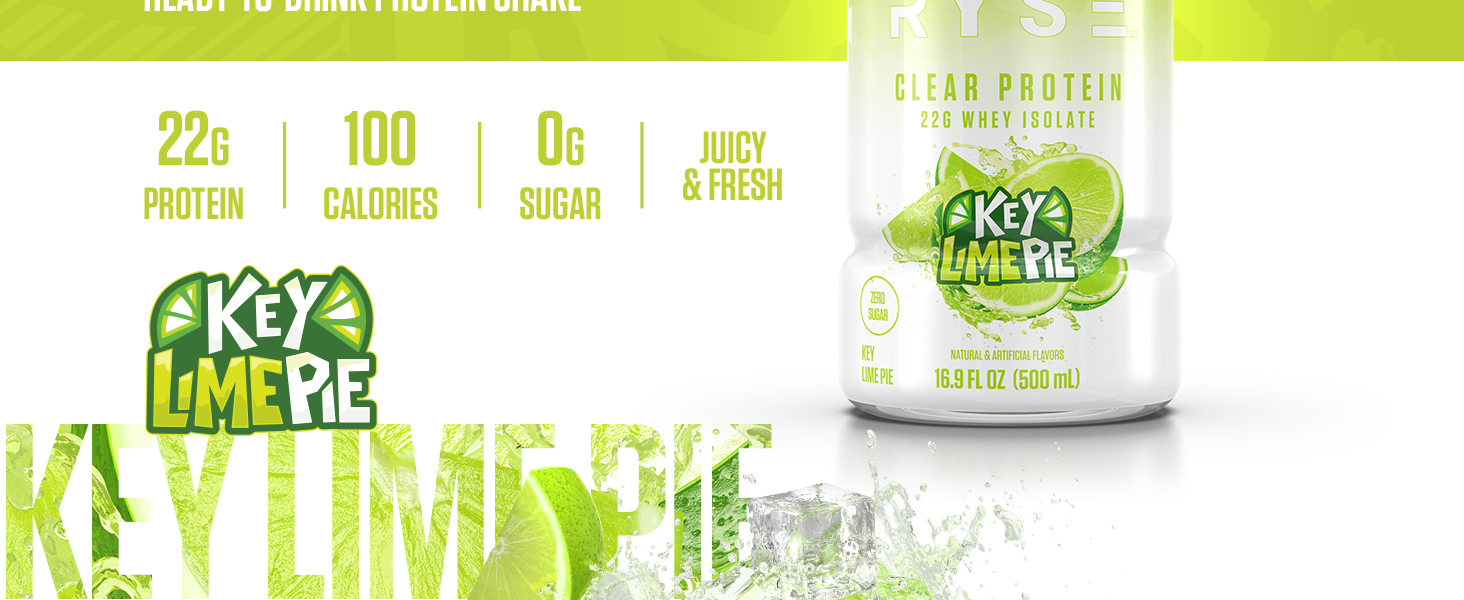 Clear Protein RTD Key Lime Pie Top Banner Image 2