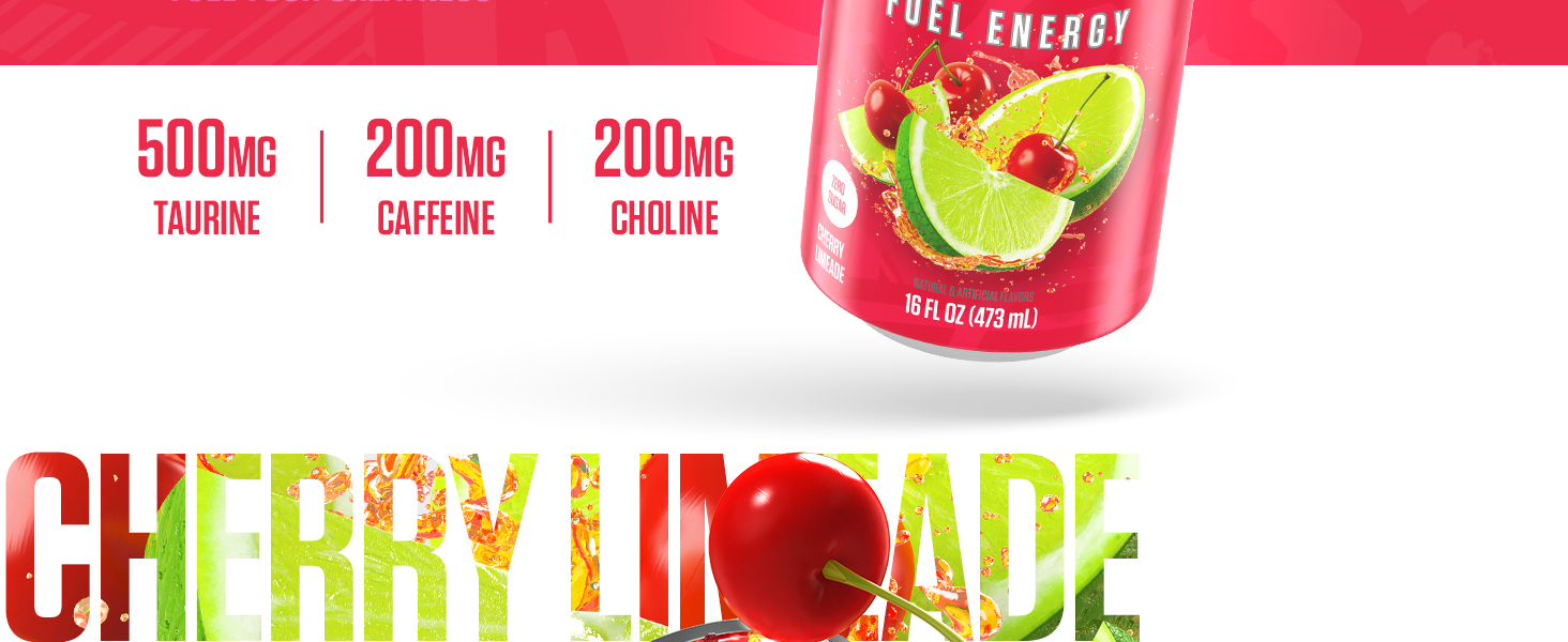 RYSE Energy Drink Cherry Limeade Banner Image 2