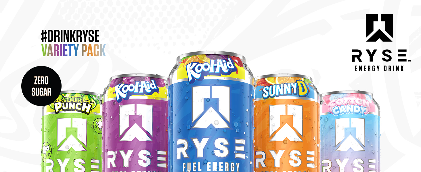 RYSE Energy Drink Variety Pack Banner Image 1