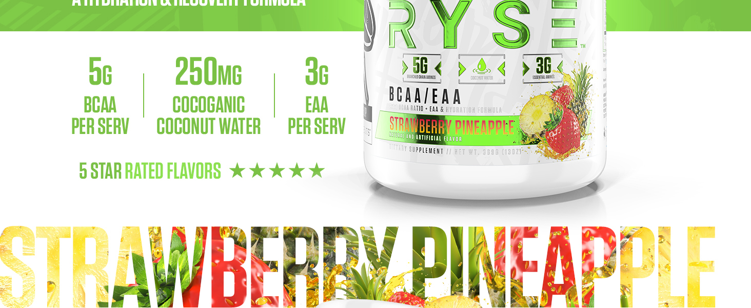 BCAA/EAA Strawberry Pineapple Banner Image 2