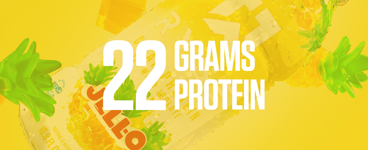 Clear Protein RTD Jell-O Island Pineapple Top Banner Image 4
